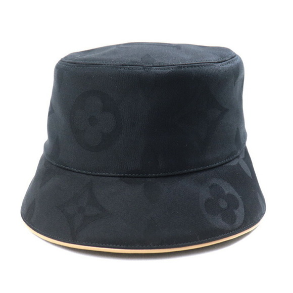 LOUIS VUITTON Bucket Hat Daily Glam Black Beige M7164M - Picture 2 of 7